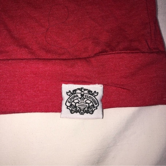 Epona Clothing London University of Ulster Graphic Top Size UK 14 EU 42 US M - Picture 9 of 9